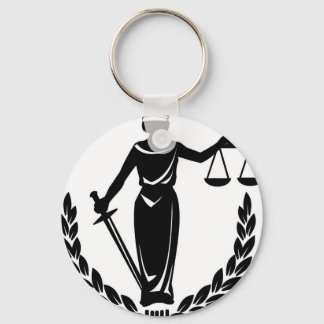 LADY JUSTICE CO KEY RING