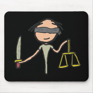 Lady Justice Mouse Pad