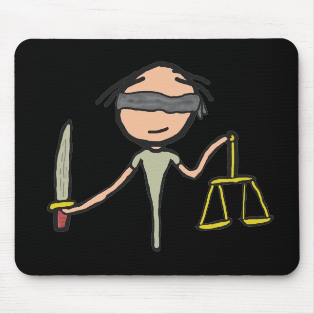 Lady Justice Mouse Pad (Front)