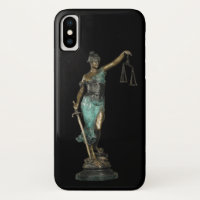 Lady Justice on Black Velvet