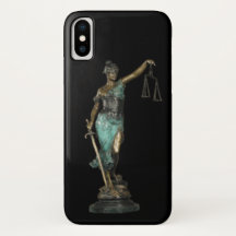 Lady Justice on Black Velvet