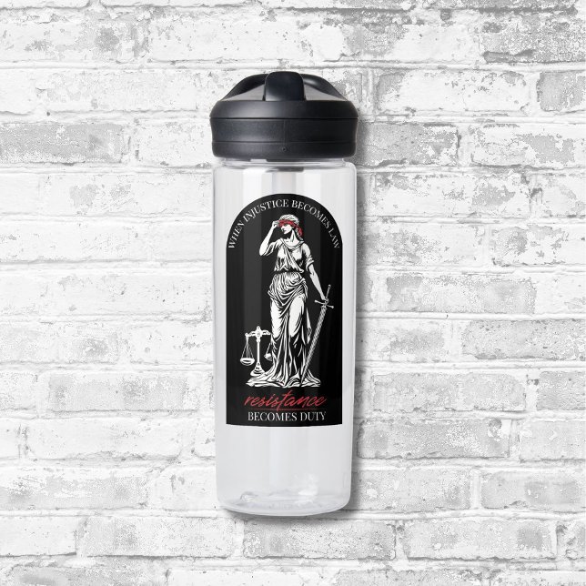 Lady Justice Water Bottle (Creator Uploaded)