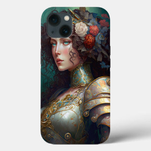 Lady Knight Warrior Armour Fantasy Art iPhone 13 Case