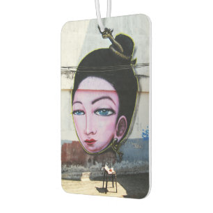Lady Lao Graffiti Street Art Car Air Freshener