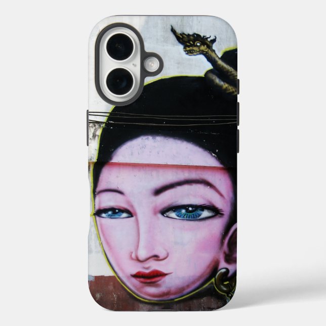 Lady Lao Graffiti Street Art Case-Mate iPhone Case (Back)