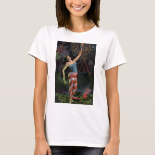 Lady Liberty In Flag T-Shirt