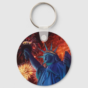 Lady Liberty Keychain