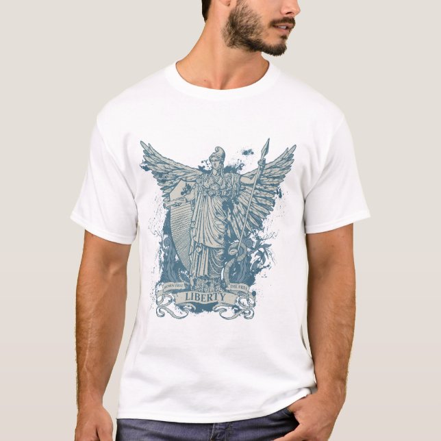 Lady Liberty (Libertas) Graphic T-shirt (Front)