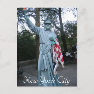 "Lady? Liberty" New York City Postcard