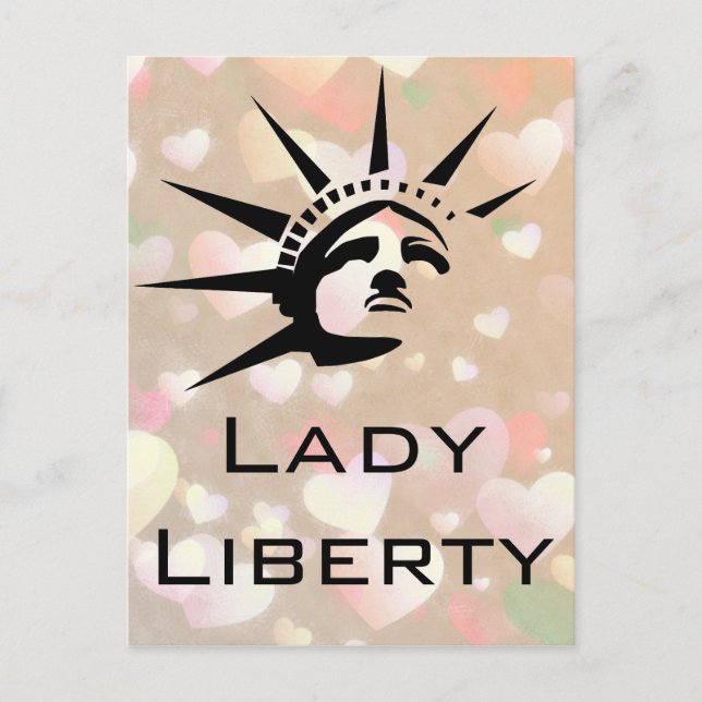 Lady Liberty Postcard (Front)