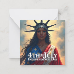 Lady Liberty Reimagined – A New Face of Freedom Card