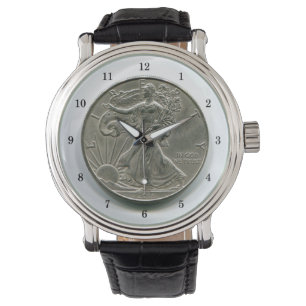 Lady Liberty Silver Dollar Wrist Watch