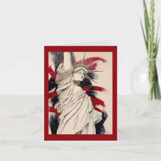 “Lady Liberty” Thank You Card