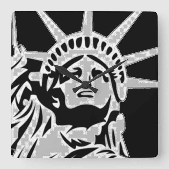 Lady Liberty Wall Clock (Front)