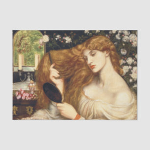 Lady Lilith by Dante Gabriel Rossetti Tissue Paper