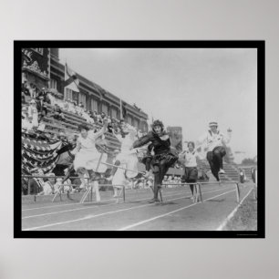 Lady Low Hurdle Race in Washington, DC 1922 Poster