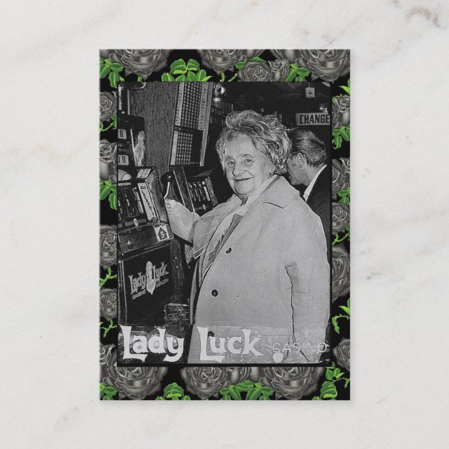 Lady Luck Business Card (Front)