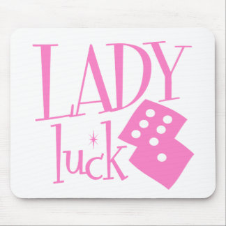 Lady Luck Dice Mouse Pad