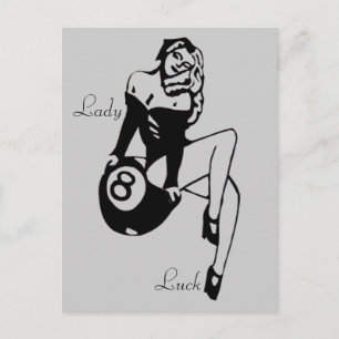 Lady Luck Postcard