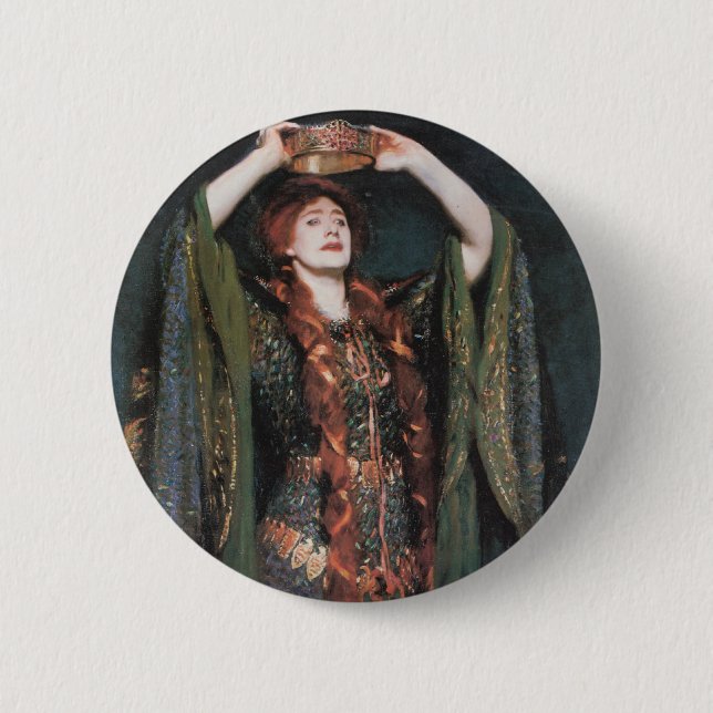 Lady Macbeth 6 Cm Round Badge (Front)