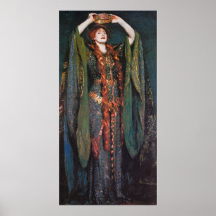 Lady Macbeth, by John Singer Sargent Poster