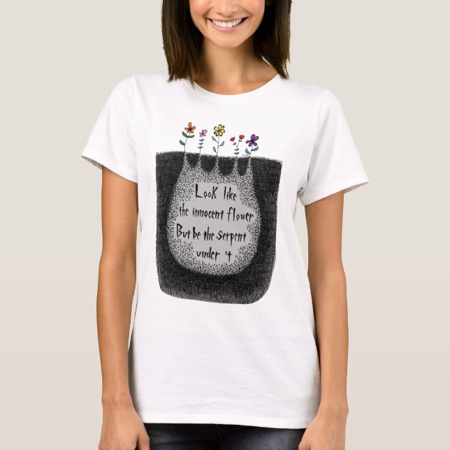 Lady Macbeth quote Shakespeare Literary Graphic T-Shirt (Front)