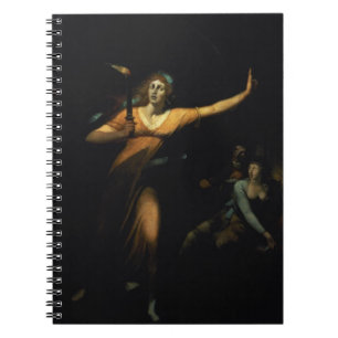 Lady Macbeth Sleepwalking, 1783 (oil on canvas) Notebook