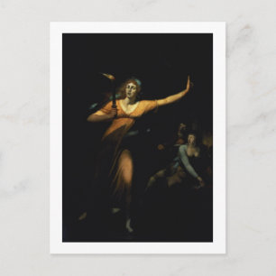 Lady Macbeth Sleepwalking, 1783 (oil on canvas) Postcard
