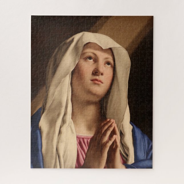 Lady Madonna Praying (Virgin Mary) (Christian Art) Jigsaw Puzzle (Vertical)
