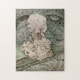 Lady Mouse in a Mob Cap (by Beatrix Potter) Jigsaw Puzzle