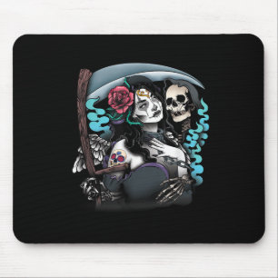 Lady Muerte Tattoo La Muerte Tattoo Lady Tattoo Ta Mouse Pad