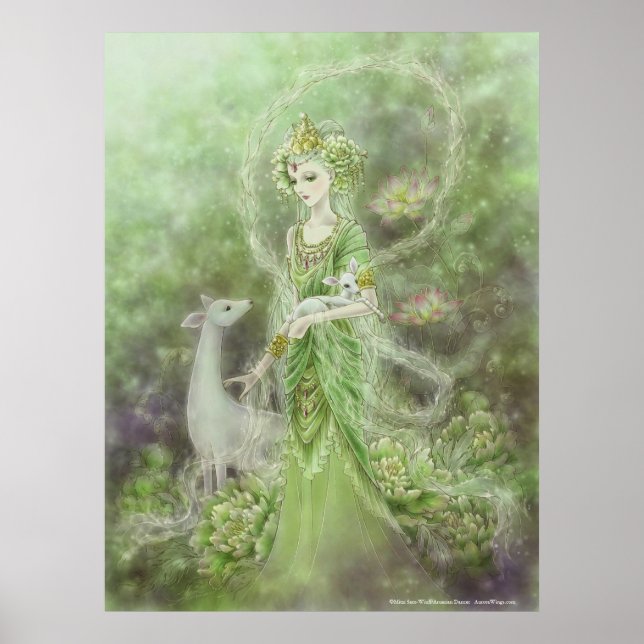 Lady of Compassion Art Print (Front)