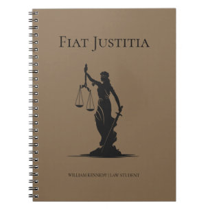 Lady of Justice Study Journal Brown Law Student 