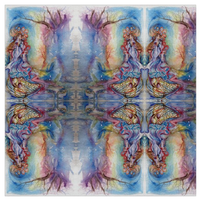 LADY OF LAKE , Magic and Mystery Fabric (Swatch)