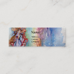 LADY OF LAKE , Magic and Mystery Mini Business Card