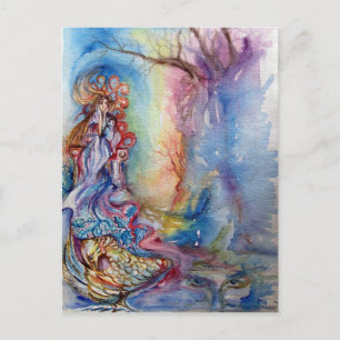 LADY OF LAKE , Magic and Mystery Postcard