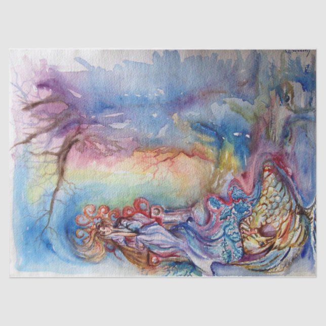 LADY OF LAKE  / Magic and Mystery Tissue Paper (Front)