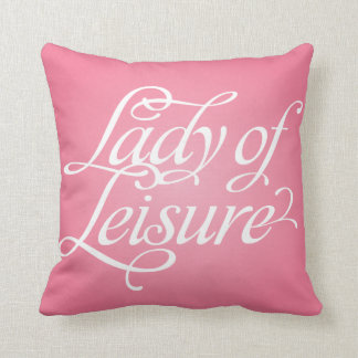 Lady Of Leisure 2 Reversible Pillow