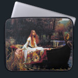 Lady Of Shallot on Boat J.W. Waterhouse Fine Art Laptop Sleeve<br><div class="desc">John William Waterhouse (1849–1917) The Lady of Shalott 1888, oil on canvas 153 cm (60.2 in). Width: 200 cm (78.7 in). The Lady of Shalott (1888) is one of John William Waterhouse’s most famous works. The Lady of Shalott pictures The Lady who is the main character in Tennyson’s poem, also...</div>
