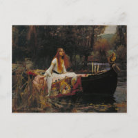 Lady of Shallot Pre-Raphaelite Painting