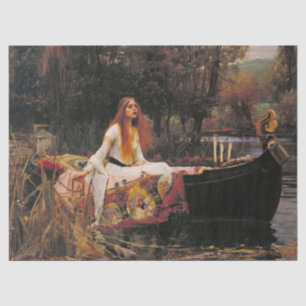 Lady of Shalott by John William Waterhouse Tissue Paper