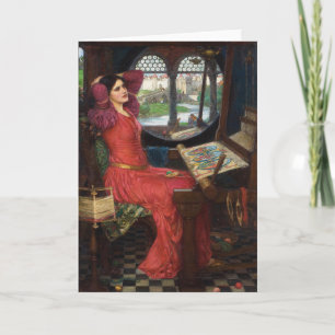 Lady of Shalott   John William Waterhouse Card