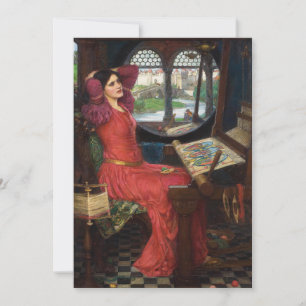 Lady of Shalott   John William Waterhouse Card