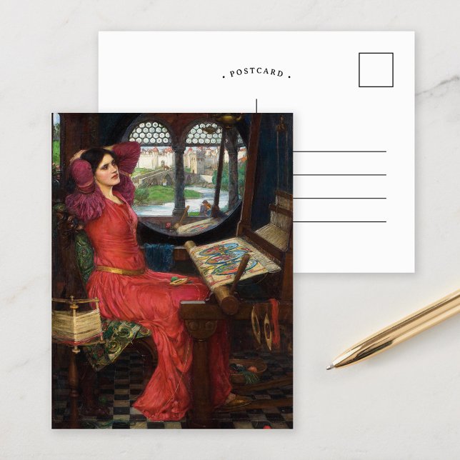 Lady of Shalott | John William Waterhouse Postcard (Creator Uploaded)