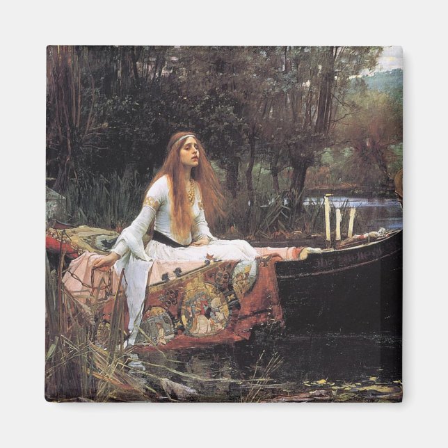 Lady of Shalott Magnet (Front)