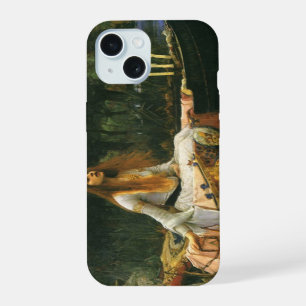 Lady of Shalott On Boat by John William Waterhouse iPhone 15 Case