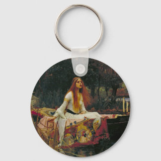 Lady of Shalott on the Water Key Ring