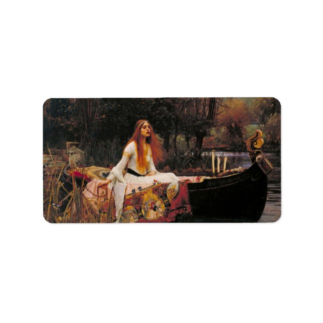 Lady of Shalott Waterhouse Labels (Front)