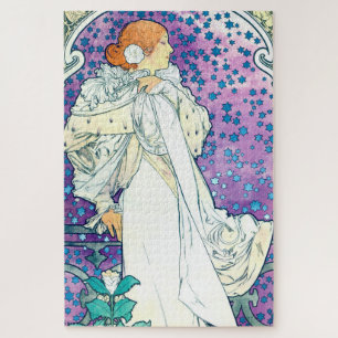 Lady of the Camelias, Alphonse Mucha Jigsaw Puzzle