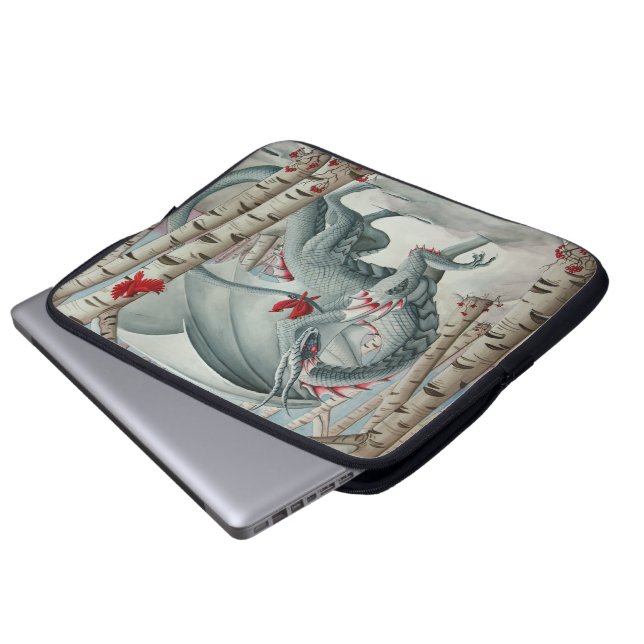 Lady of the Forest laptop sleeve (Front Bottom)